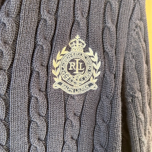Vintage Ralph Lauren Crested Zip Up - Picture 4 of 5